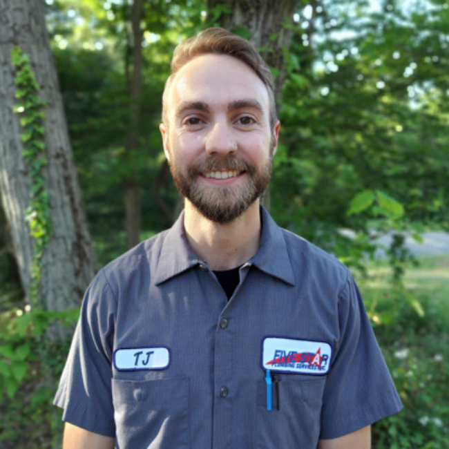 TJ Evans at Five Star Plumbing